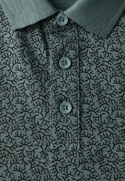 Jersey poloshirt met print
