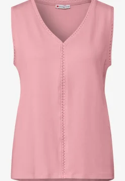 Jersey top met gehaakte details