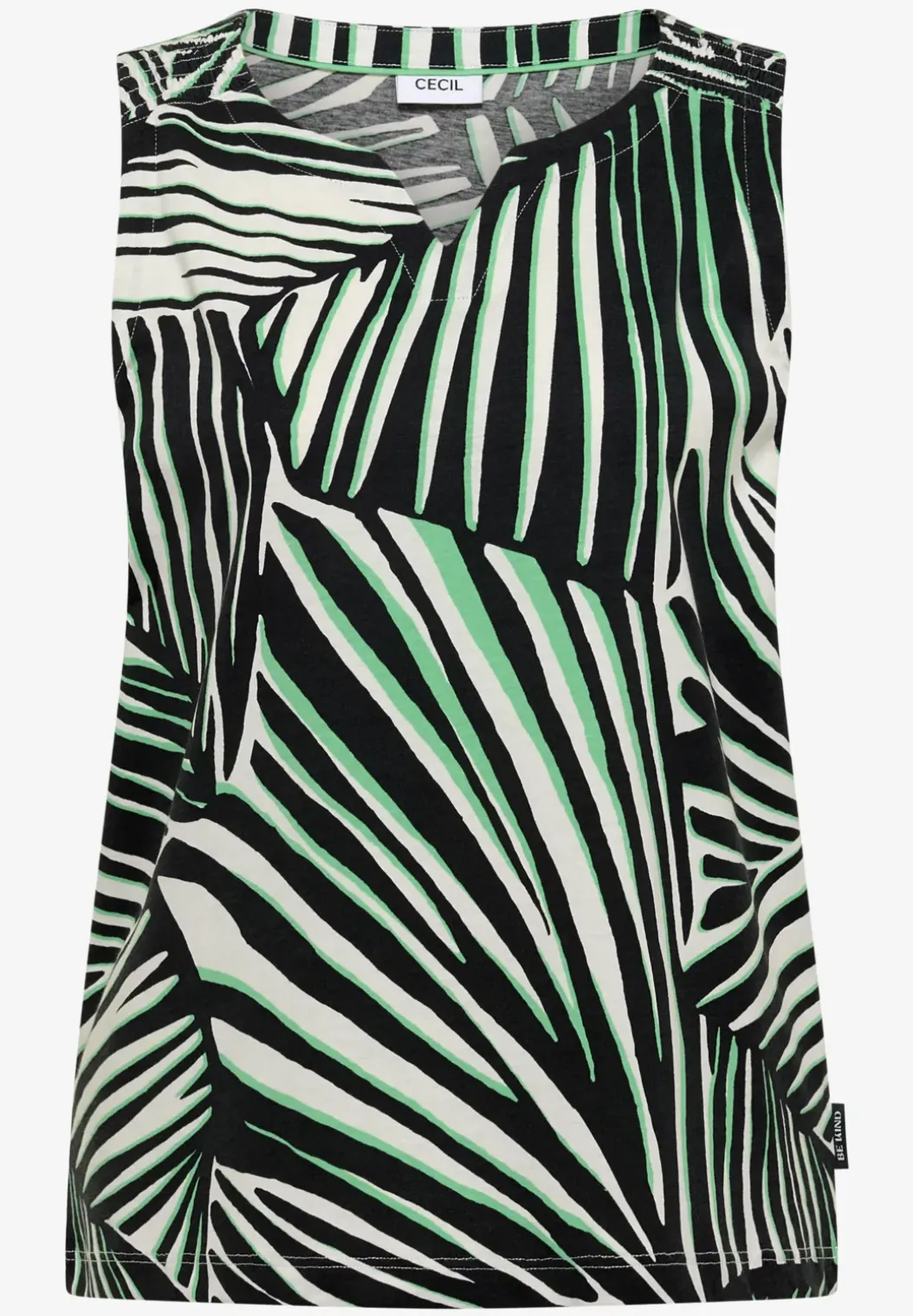 Jersey top met grafische print
