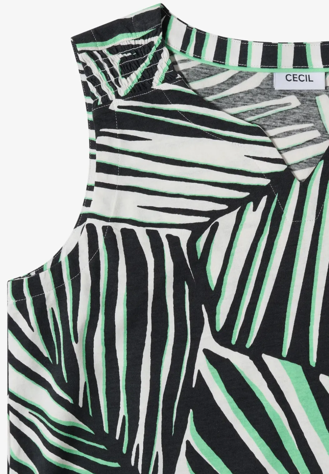 Jersey top met grafische print