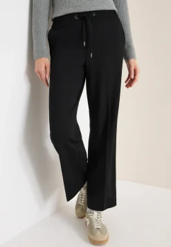 Jersey broek met rechte benen