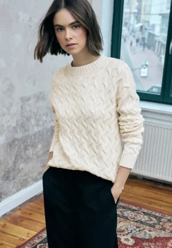 Jumper met kabelpatroon