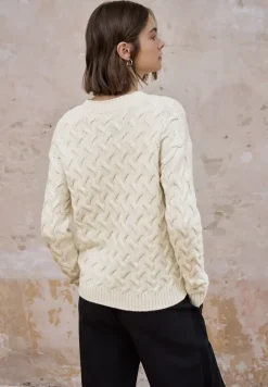 Jumper met kabelpatroon