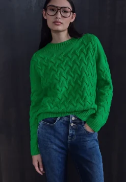 Jumper met kabelpatroon