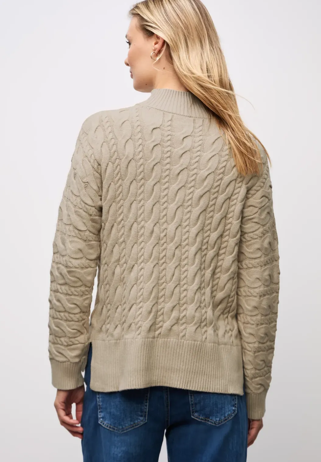 Jumper met kabelpatroon