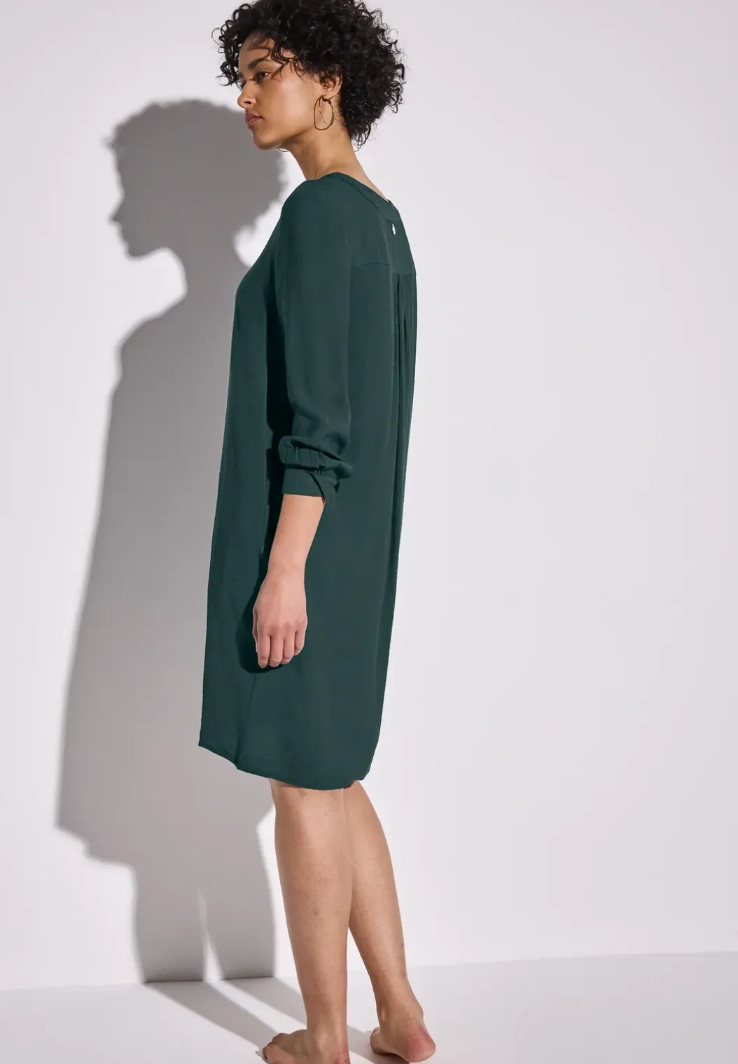 Jurk in effen kleur