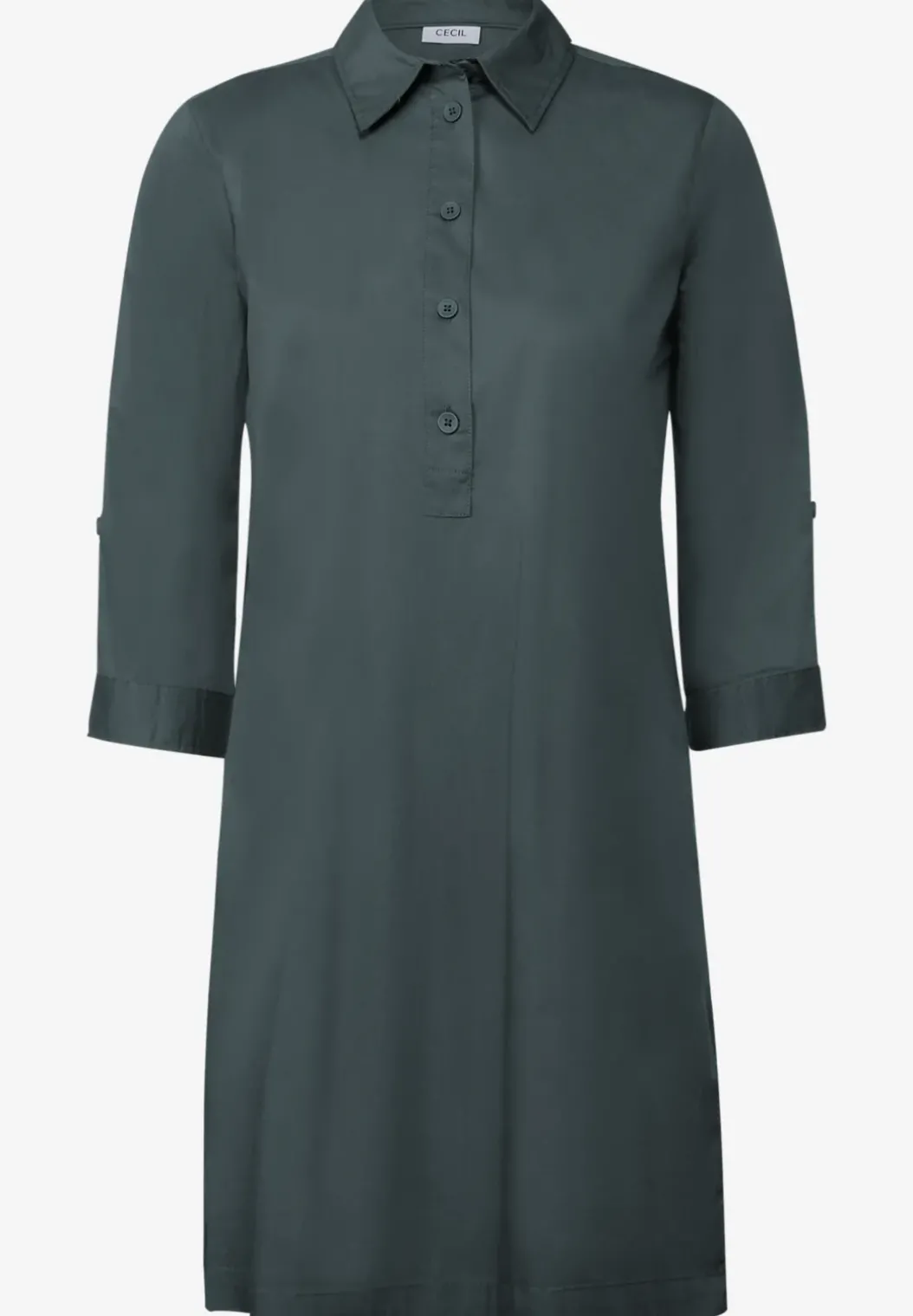 Jurk in effen kleur