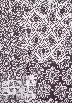 Jurk met patchworkprint