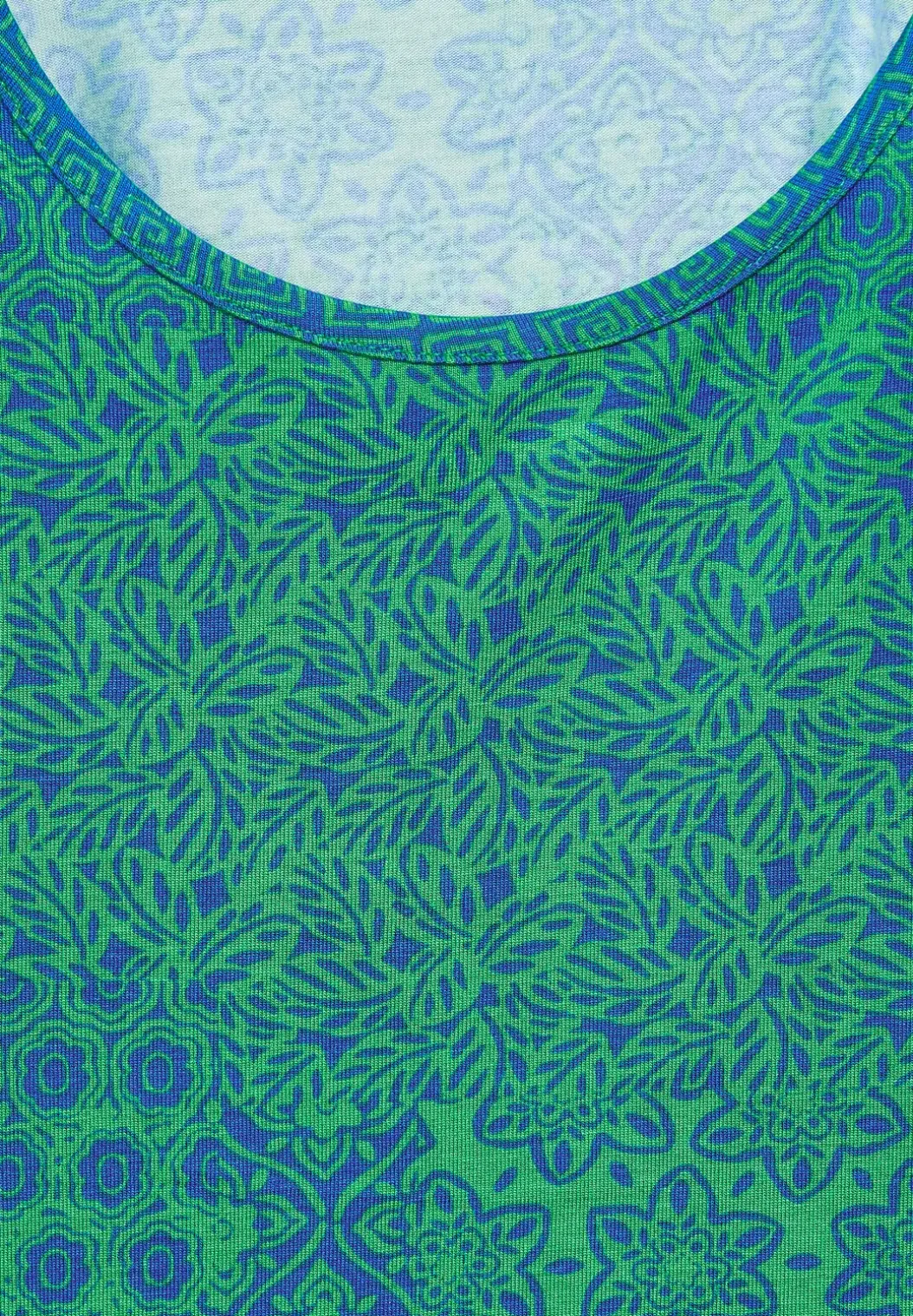 Jurk met patchworkprint