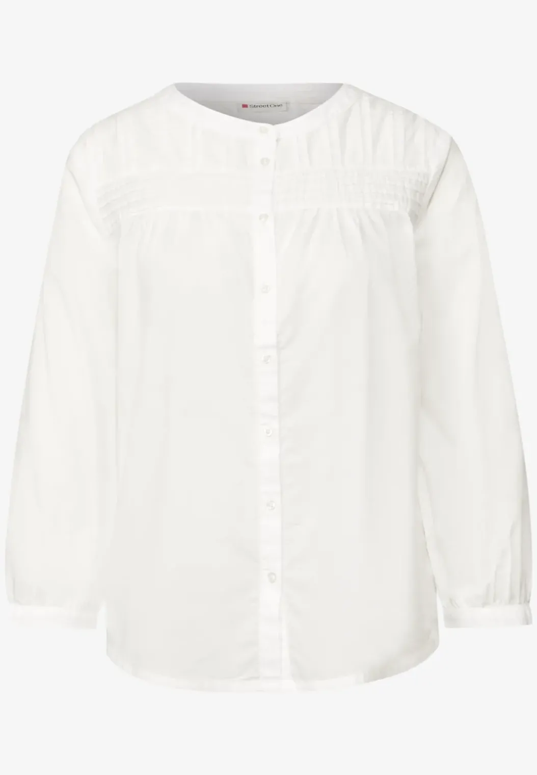 Katoenen blouse met details