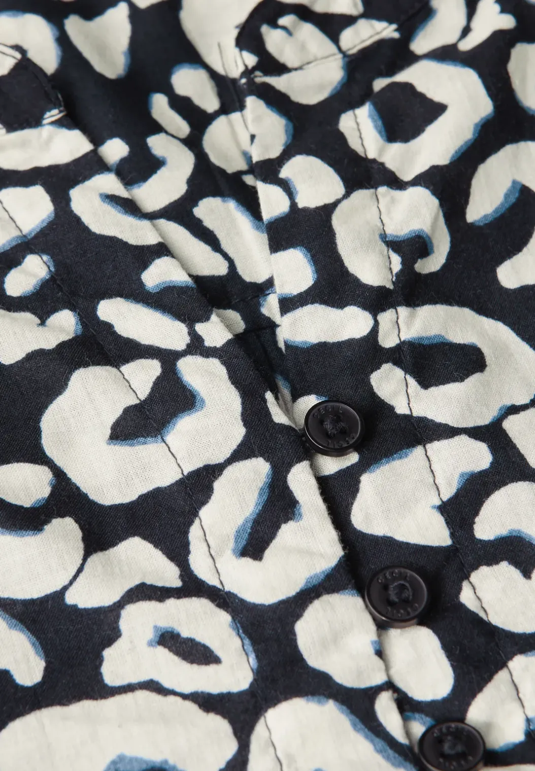 Katoenen blouse met patroon