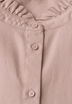 Katoenen blouse met ruches
