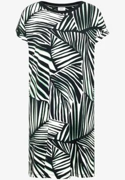 Knielange jersey jurk