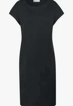 Knielange jersey jurk