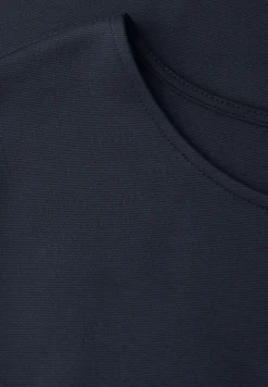 Knielange jersey jurk
