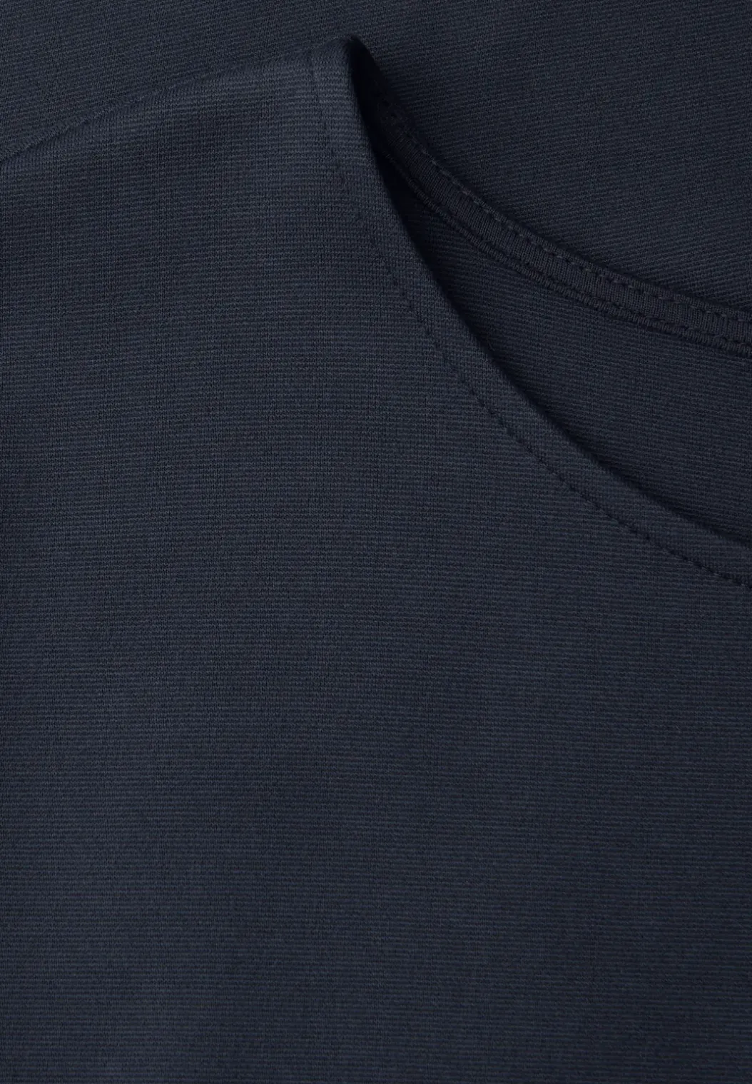 Knielange jersey jurk