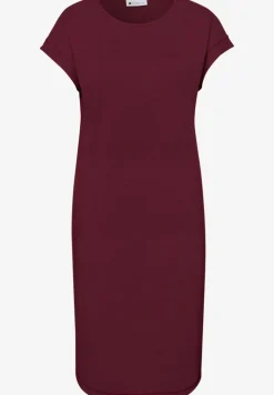 Knielange jersey jurk