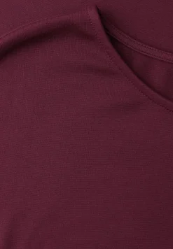 Knielange jersey jurk