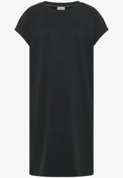 Knielange jersey jurk