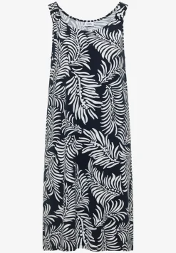 Knielange jersey jurk met print