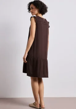 Knielange jurk met Shiffley-details