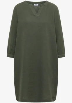 Knielange jurk van mousseline