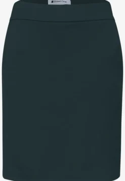 Knielange rok met paperbag tailleband