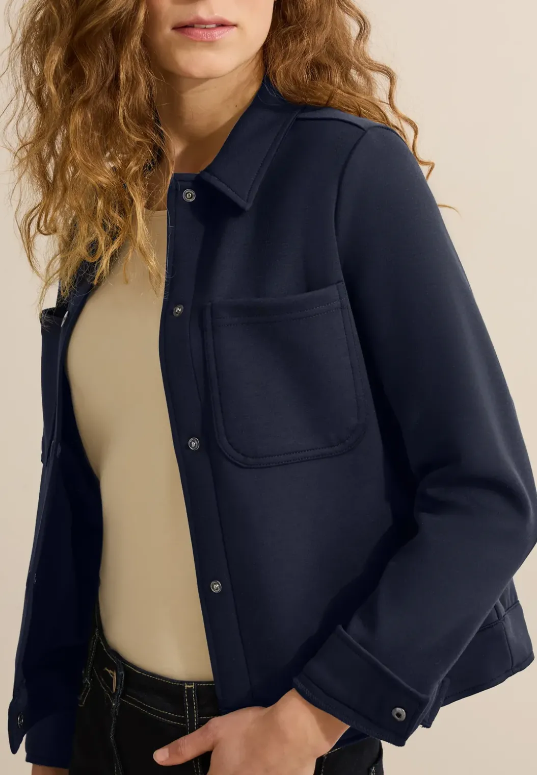Kort sweatvest