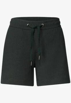 Korte broek met structuur in Loose Fit
