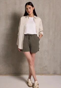 Korte broek van mousseline