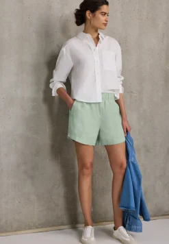 Korte broek van paperbag