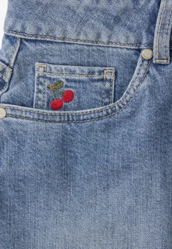 Korte denim rok in een High Waist pasvorm