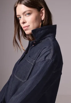 Korte spijkerblouse