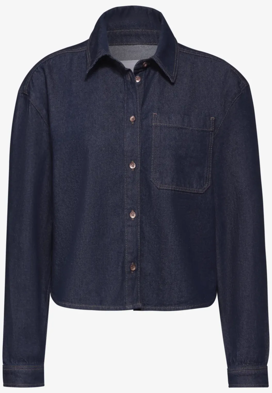 Korte spijkerblouse