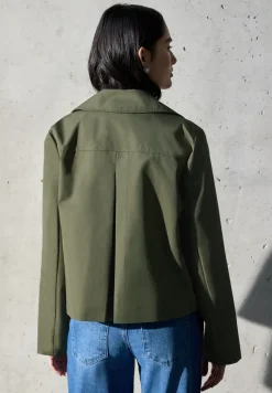 Korte trenchcoat