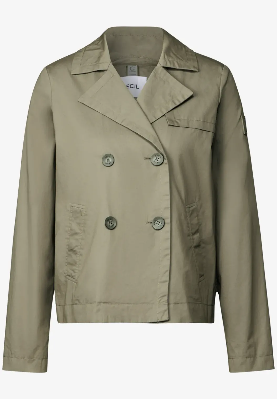 Korte trenchcoat