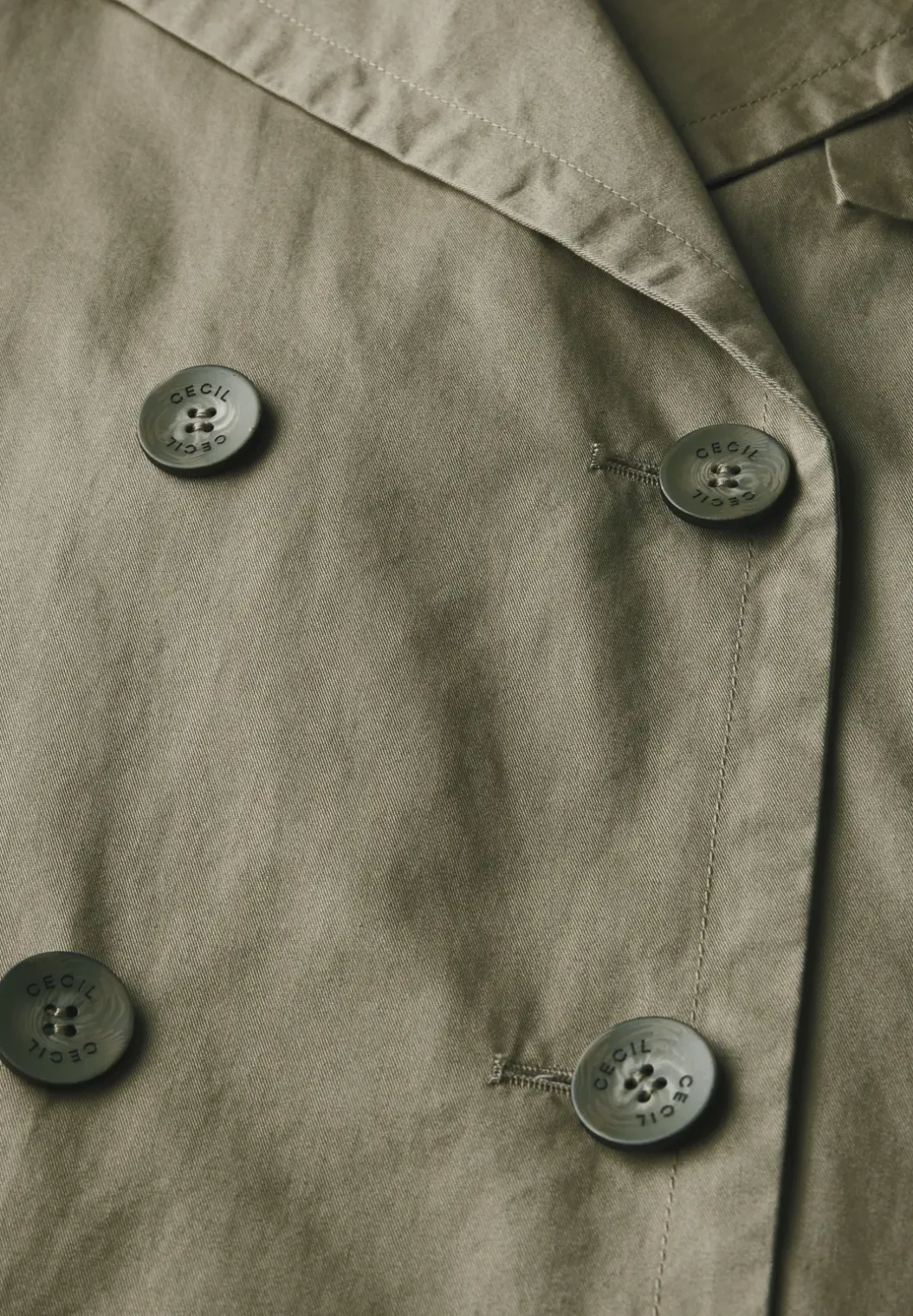 Korte trenchcoat