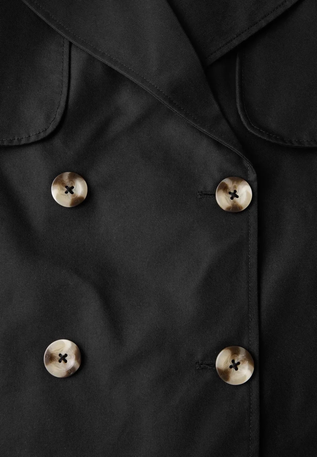 Korte trenchcoat