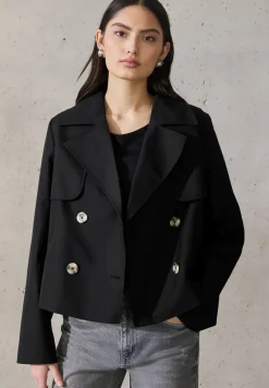 Korte trenchcoat