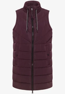 Lang gewatteerd vest