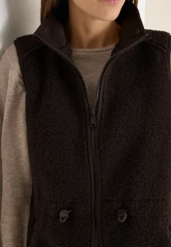 Lang teddy vest