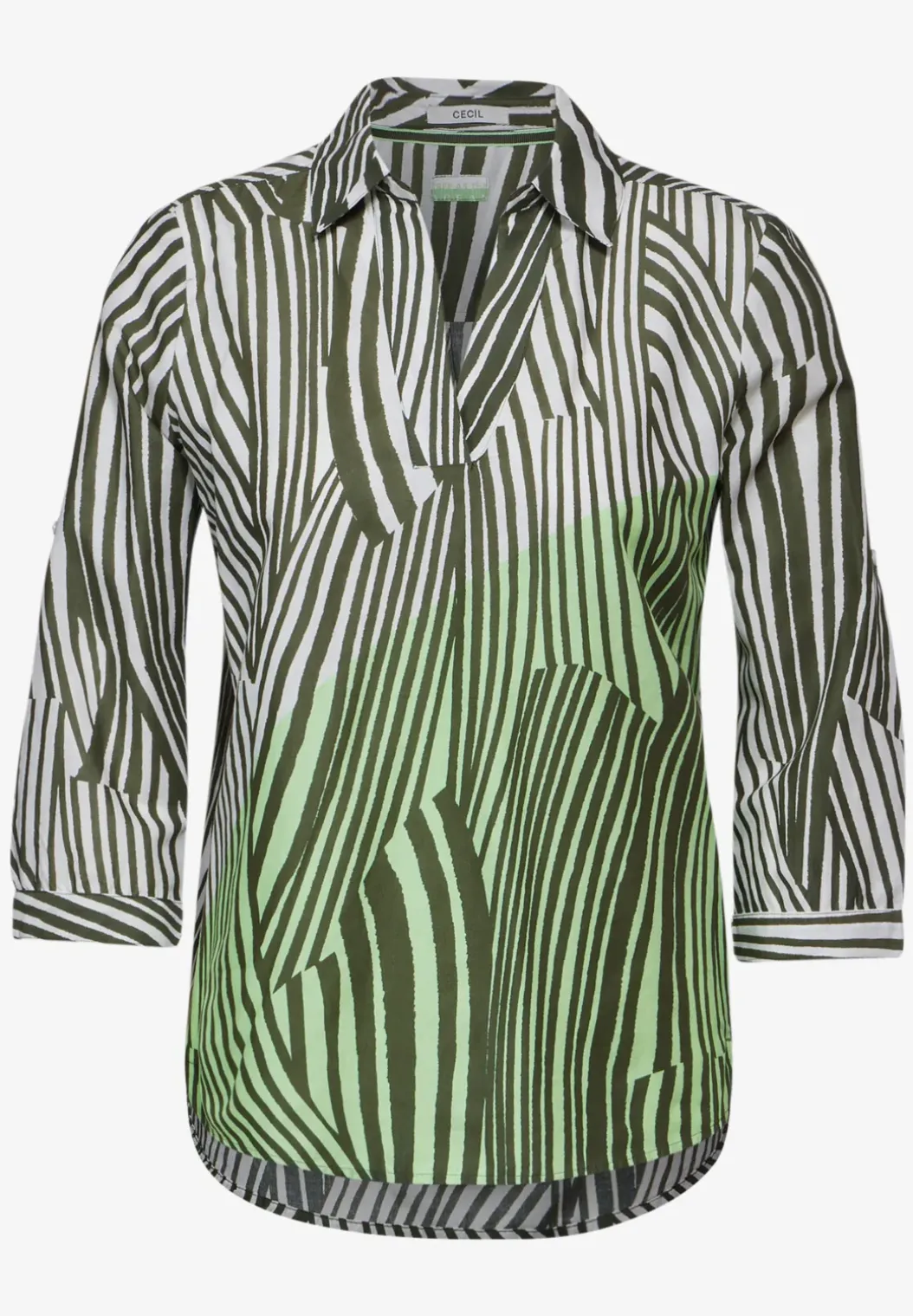 Lange blouse met strepen