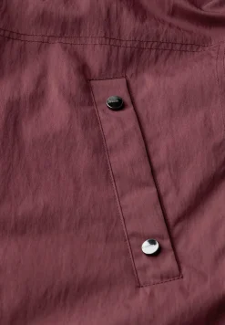 Lange blouson met capuchon