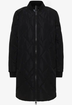 Lange gewatteerde blouson
