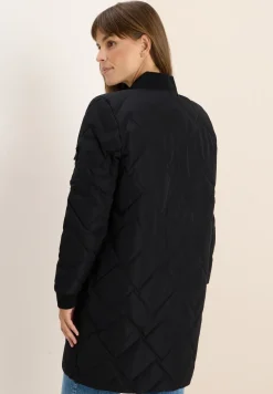 Lange gewatteerde blouson