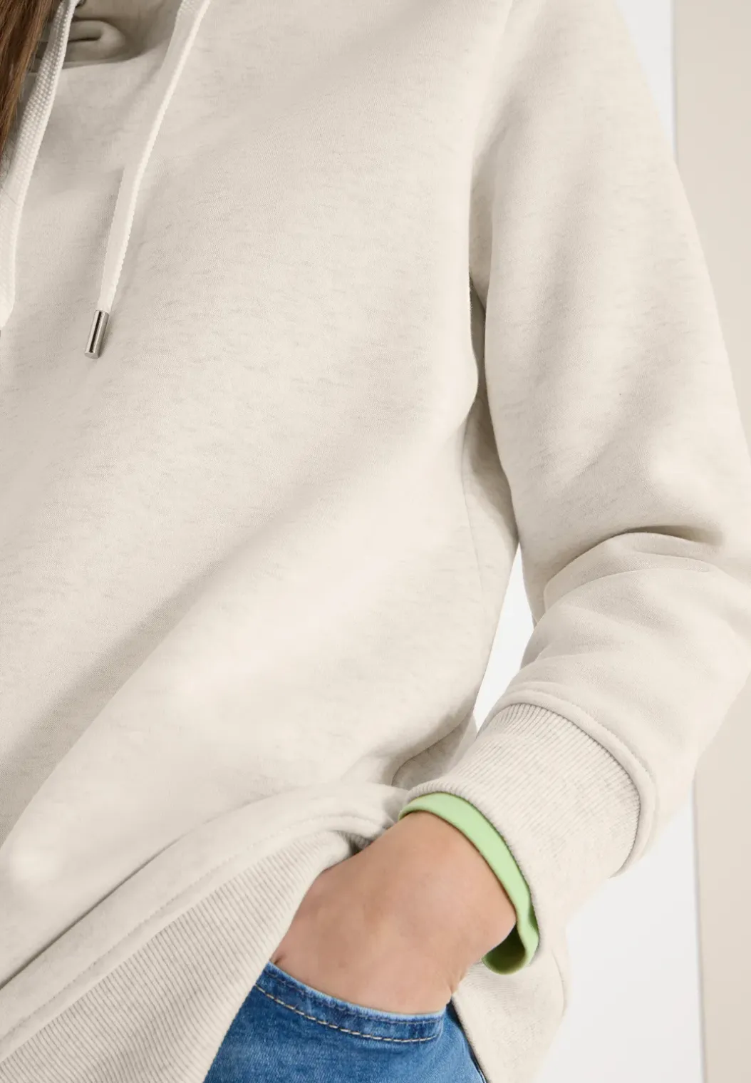 Lange hoodie