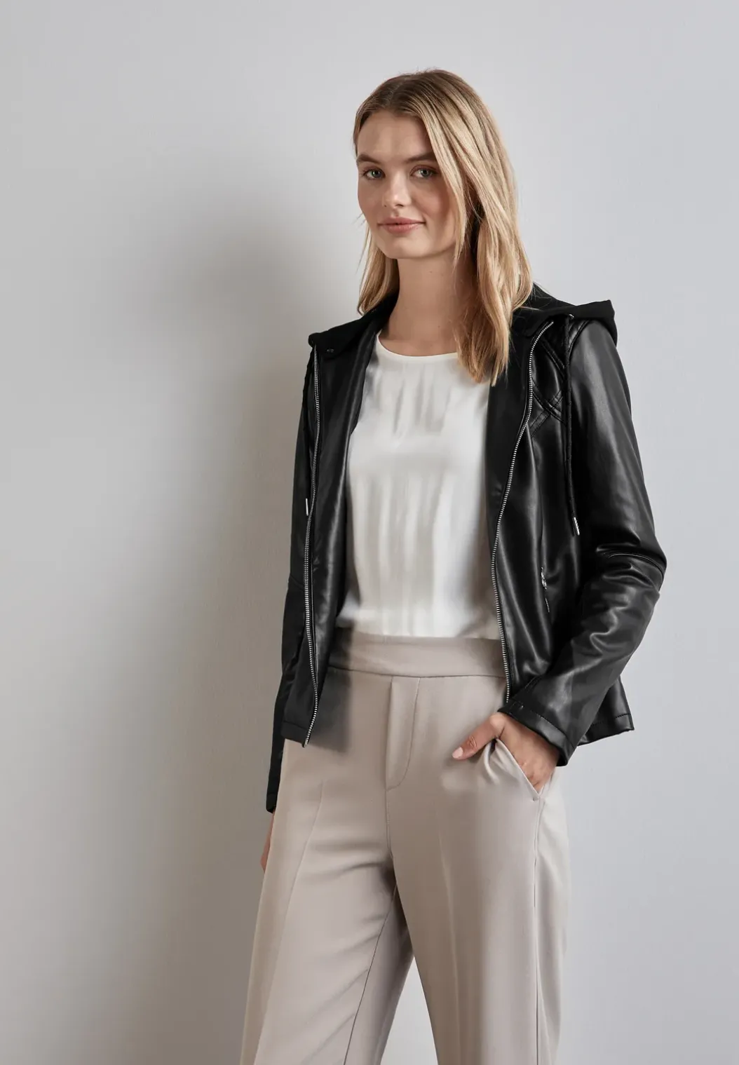 Lederlook jasje