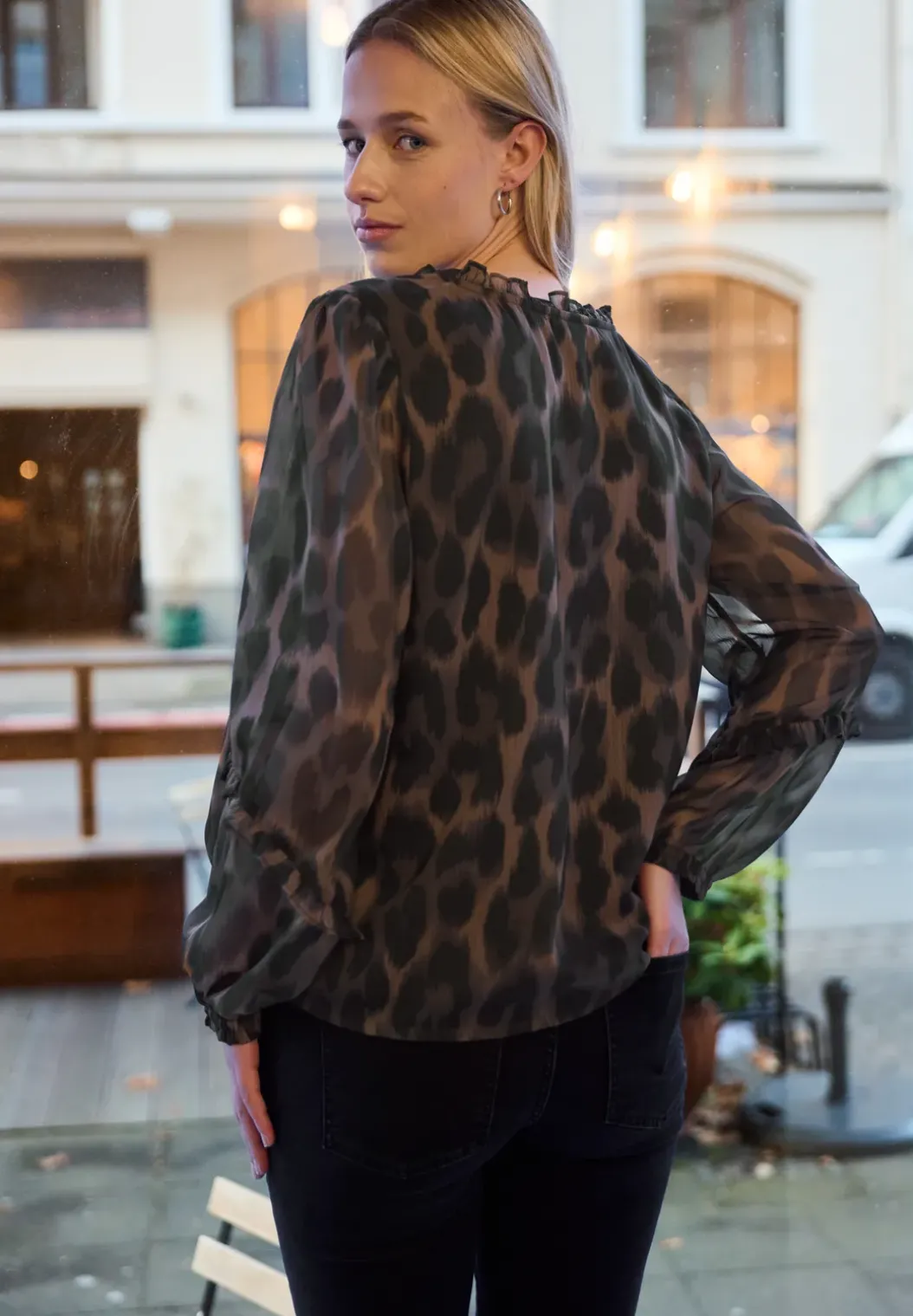 Leeuw chiffon tuniek