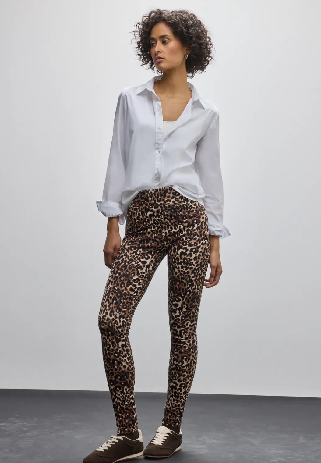 Legging met leopatroon