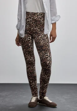 Legging met leopatroon